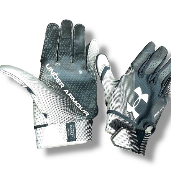 Under Armour Sz Small Gloves NFL Football UA Spotlight Wide Receiver 1304698 - Picture 4 of 12
